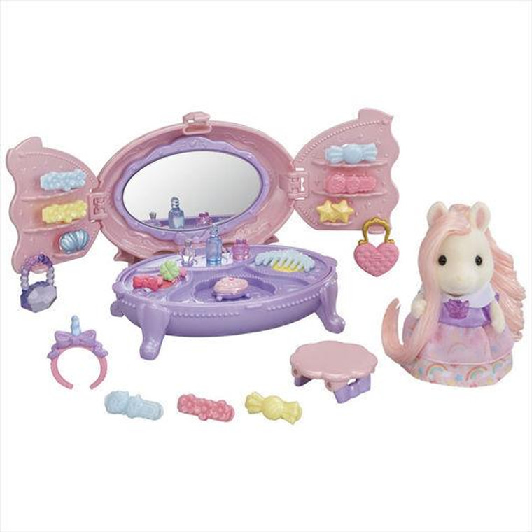 Epoch Everlasting Calico Critters Pony's Vanity Dresses Set - 020373220782