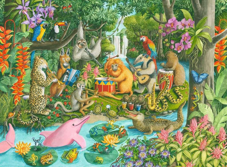 Ravensburger Rainforest River Band 100pc Puzzle - 4005556133673