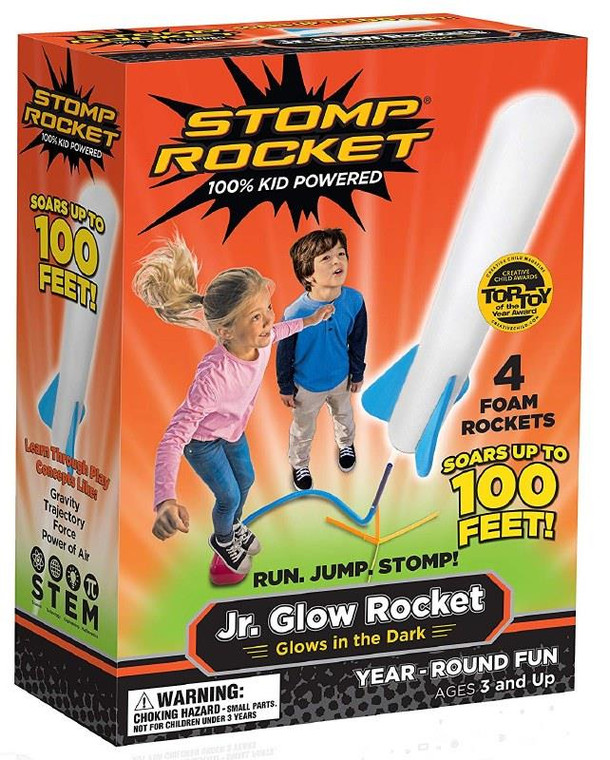 D&l Stomp Rocket Junior Glow-in-the-Dark Toy Rocket Blaster - 795516200050