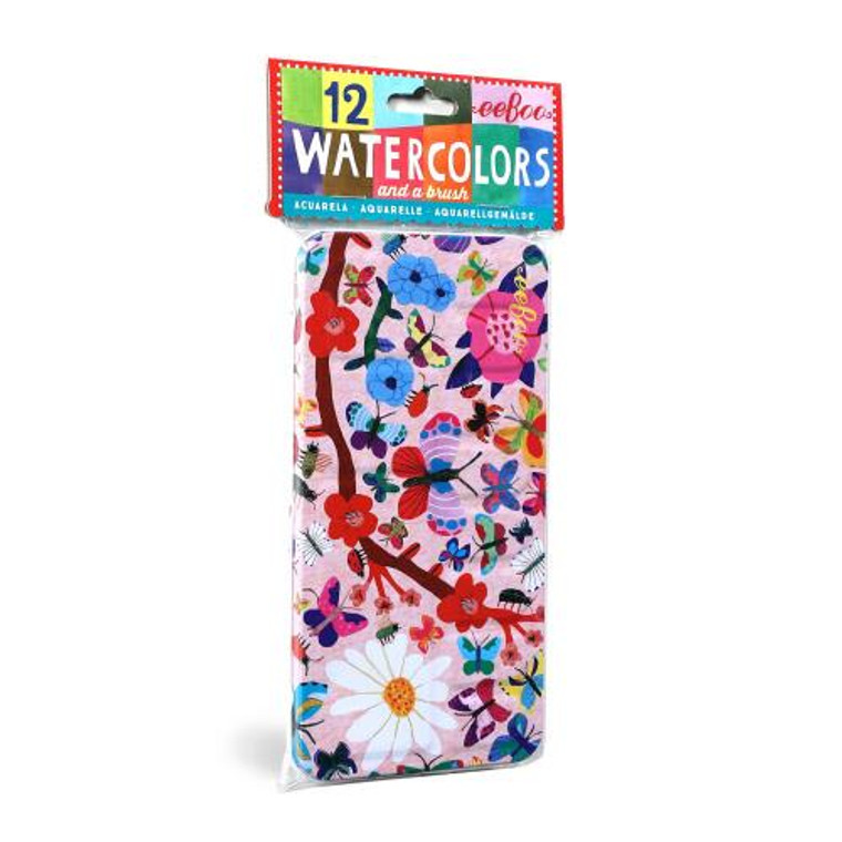 Eeboo Butterflies Watercolors - 689196505898