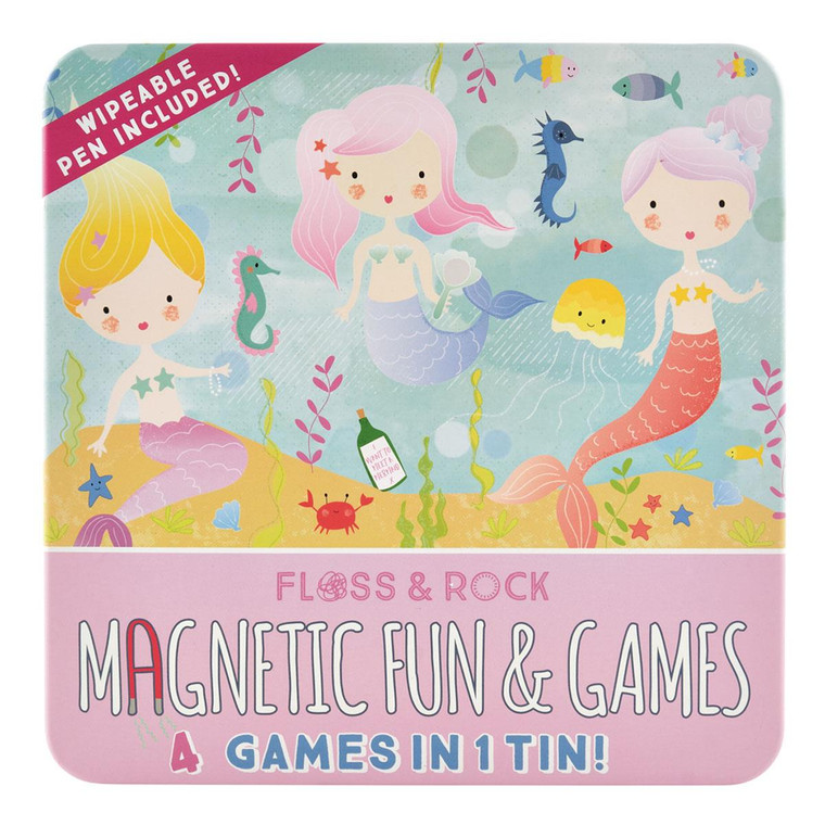 Floss & Rock Magnetic Fun & Games - Mermaid - 5055166355094