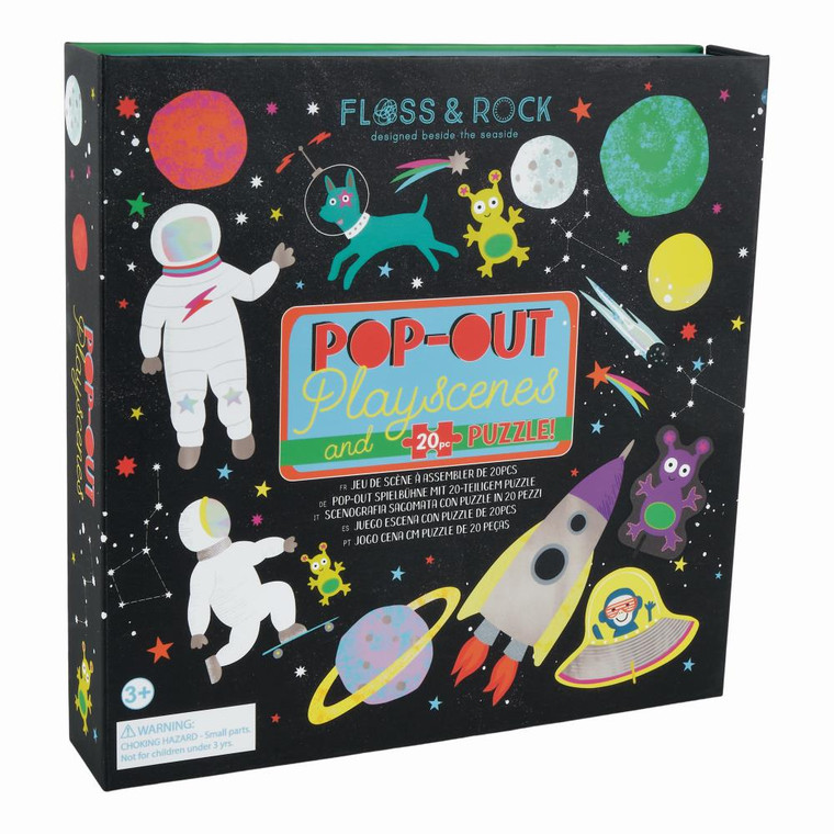 Floss & Rock Pop Out Playscene – Space - 5055166357067