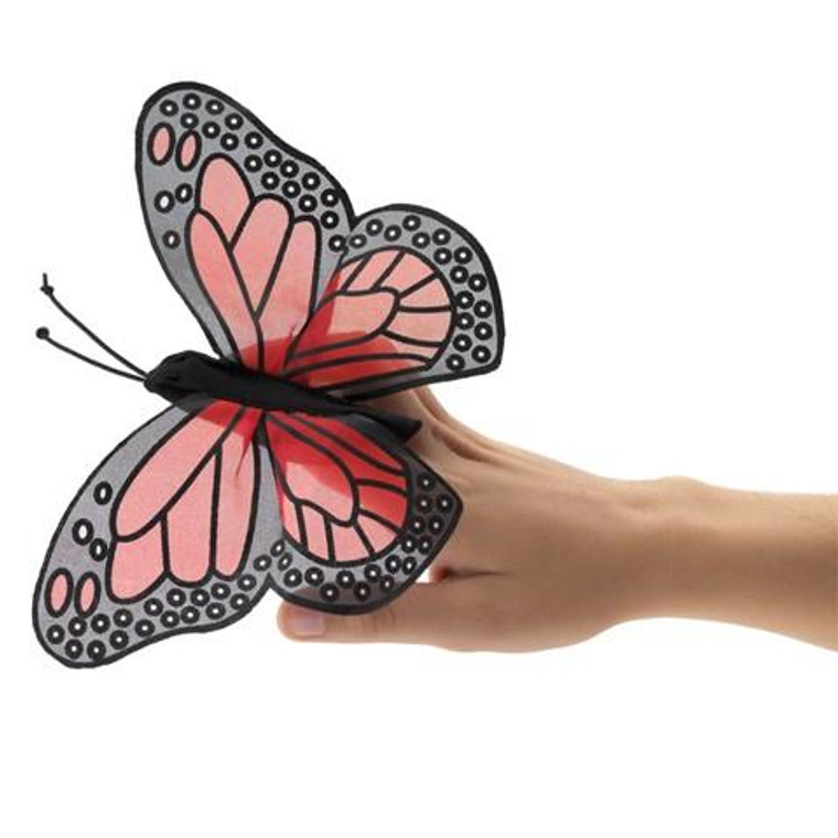 Folkmanis Mini Monarch Butterfly Finger Puppet - 638348021564