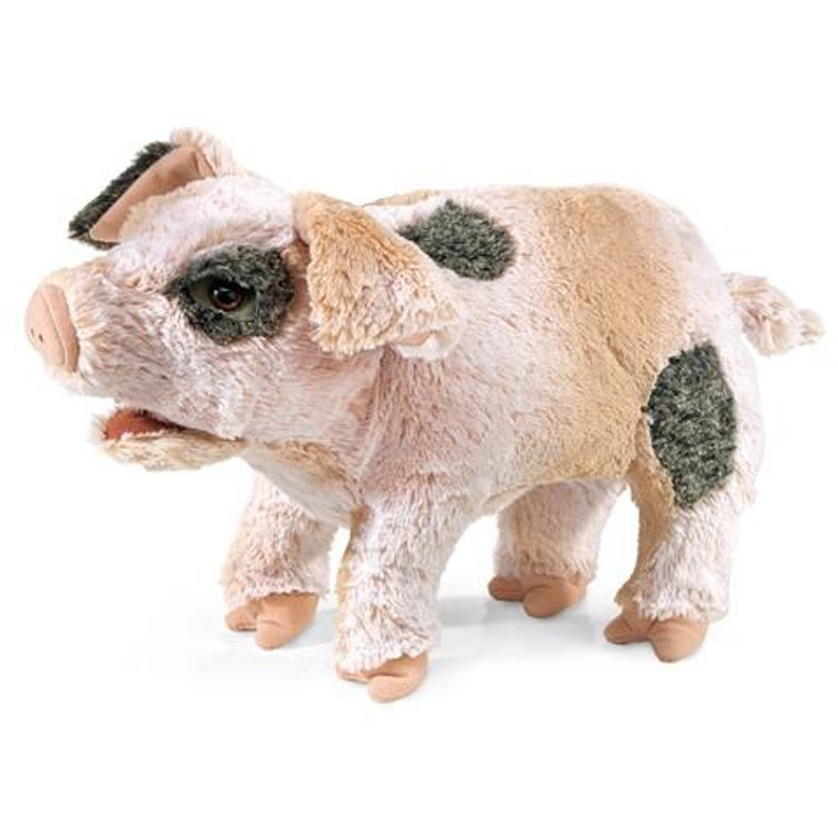 Folkmanis Grunting Pig Puppet - 638348029911