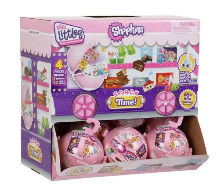 License 2 Play Inc. Real Littles Shopkins Snack Ball Series 16 - 630996578445