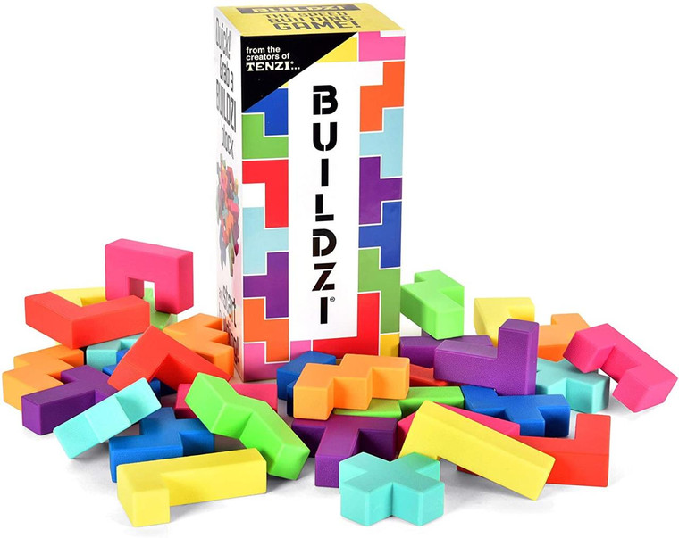 BUILDZI by Tenzi - Fast Stacking Building Block Game - 602573541166