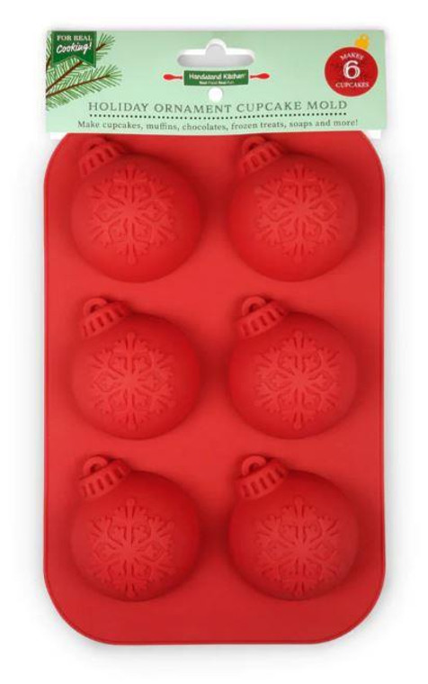 Handstand Kitchen Winter Wonderland Holiday Ornament Cupcake Mold - 850026945515