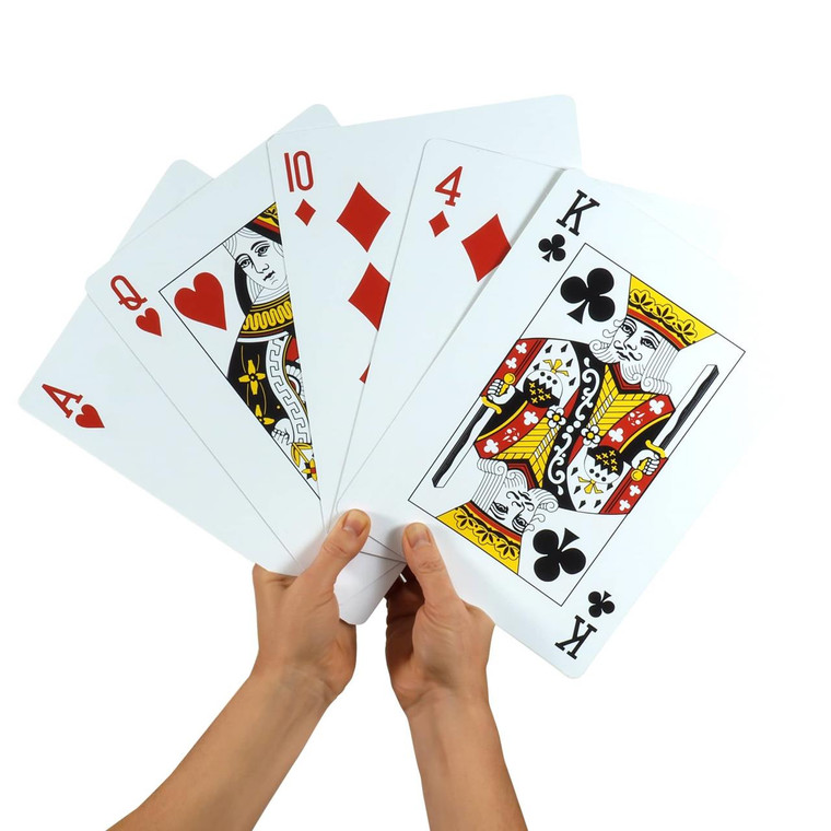 Schylling Jumbo Playing Cards - 019649235261