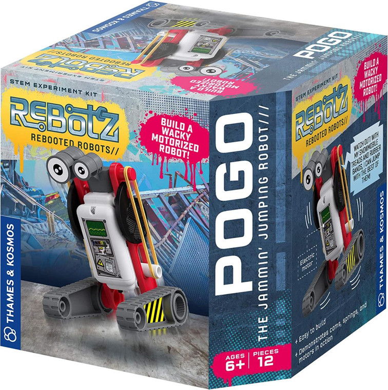 Thames & Kosmos ReBotz: Pogo - The Jammin’ Jumping Robot - 814743015777