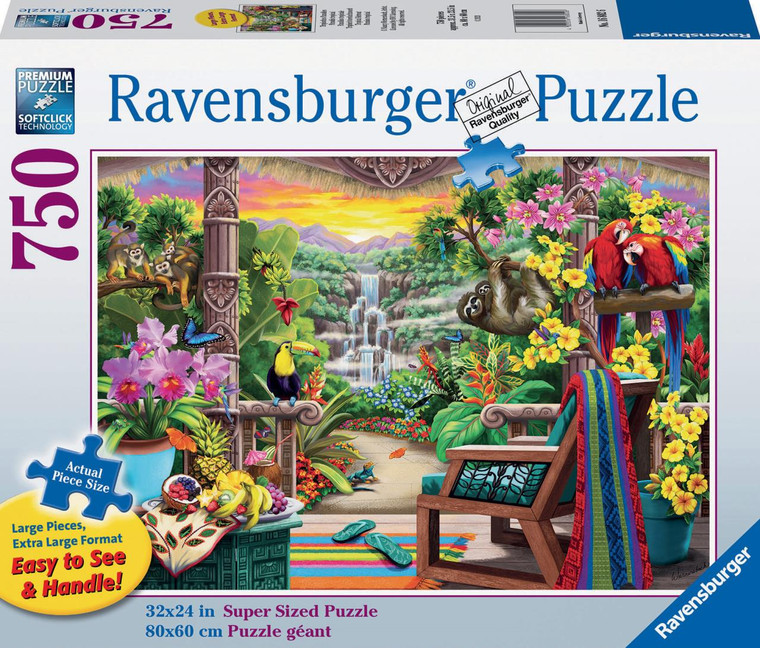 Ravensburger Tropical Retreat 750PC Puzzle - 4005556168026