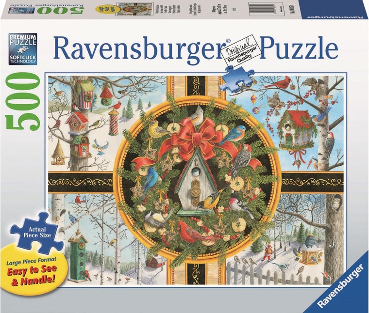 Ravensburger Christmas Songbirds 500PC Puzzle - 4005556168354