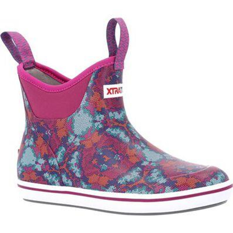 Xtratuf Women's Kaleidoscope Scales 6in Ankle Deck Boot - 193715466305