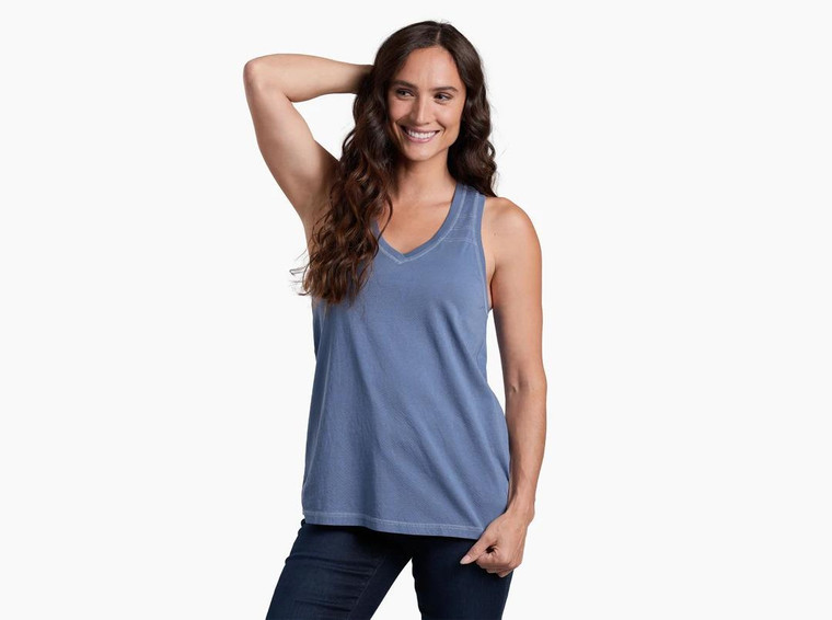 Kuhl ARABELLA™ V-Neck Tank Flint Blue - 193070585000