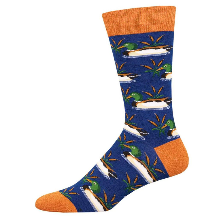 Socksmith Many Mallards Crew Socks Mens - 848292001790