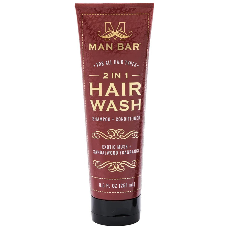 San Francisco Soap Company 2-in-1 Hair Wash - Exotic Musk & Sandalwood - 722030127518