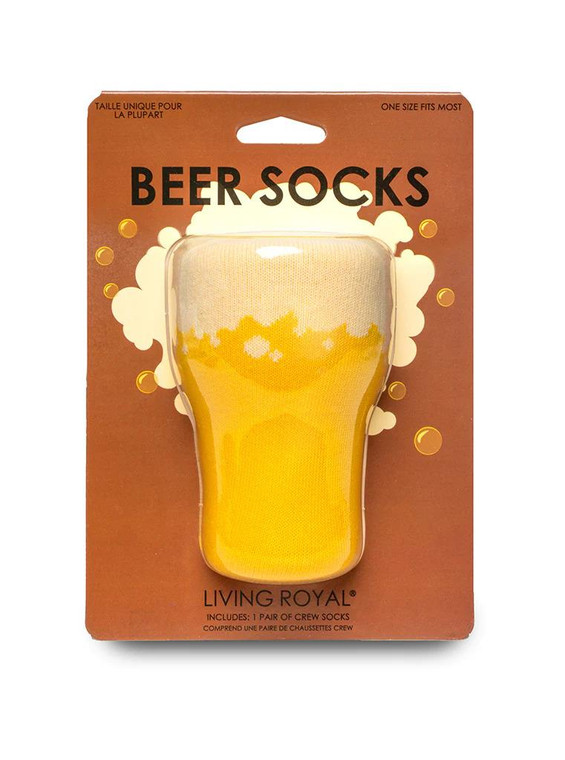 Faire Beer 3D Crew Socks - 810096570017