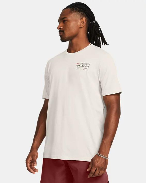 Under Armour Reaching Peak Short Sleeve - Summit White - 196885458651