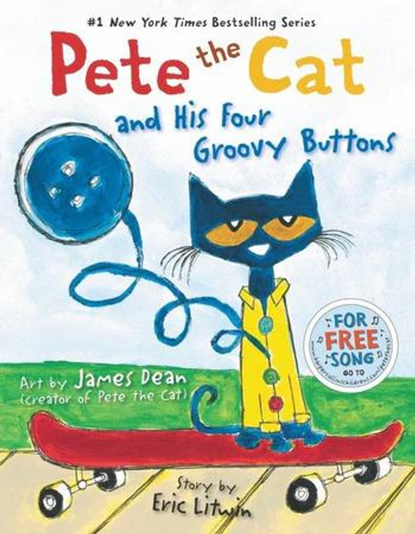 Harper Collins Pete the Cat and His Four Groovy Buttons - 9780062110589