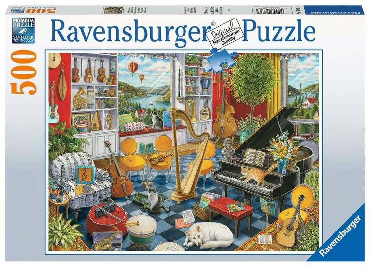 Ravensburger The Music Room - 500 pc. Puzzle - 4005555000228