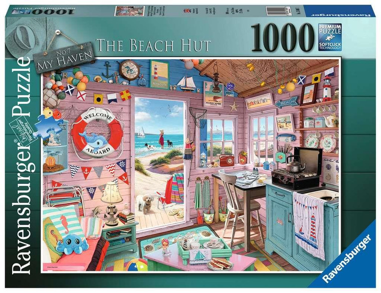 Ravensburger The Beach Hut - 1000 pc. Puzzle - 4005555000327