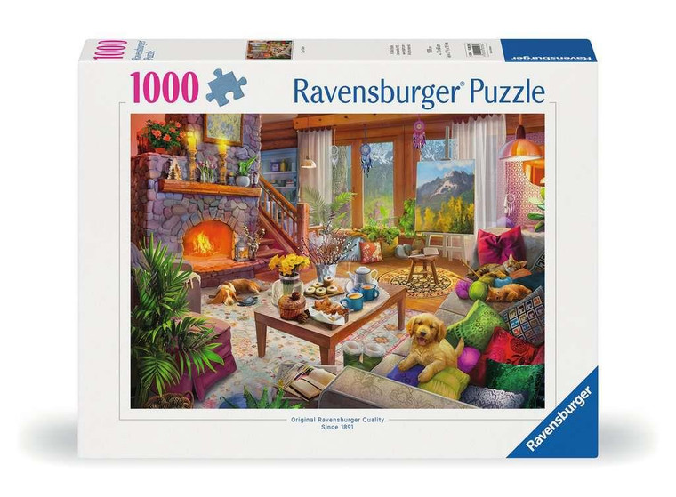 Ravensburger Cozy Cabin - 1000 pc. Puzzle - 4005555002932