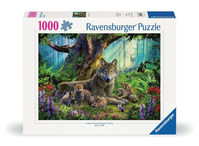 Ravensburger Wolves In the Forest - 1000 pc. Puzzle - 4005555004776