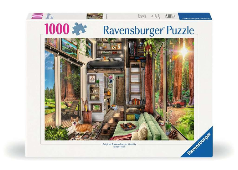 Ravensburger Redwood Forest Tiny House - 1000 pc. Puzzle - 4005555006343