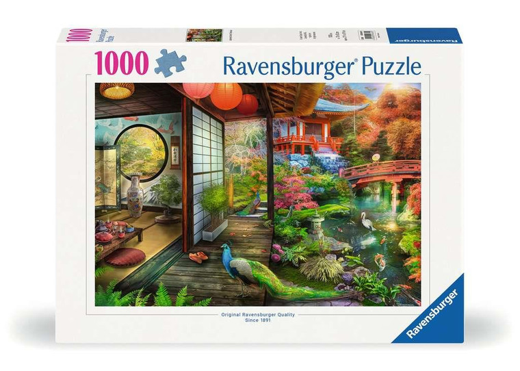 Ravensburger Kyoto Japanese Garden Teahouse - 1000 pc. Puzzle - 4005555006350