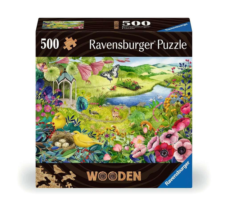 Ravensburger Wood: Nature Garden - 500 pc. Puzzle - 4005556175130
