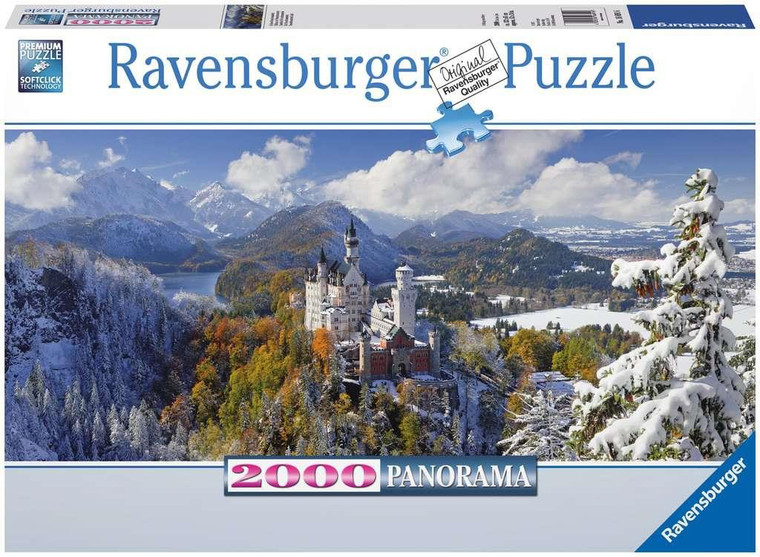 Ravensburger Neuschwanstein Castle Panorama - 2000 pc. Puzzle - 400555616693