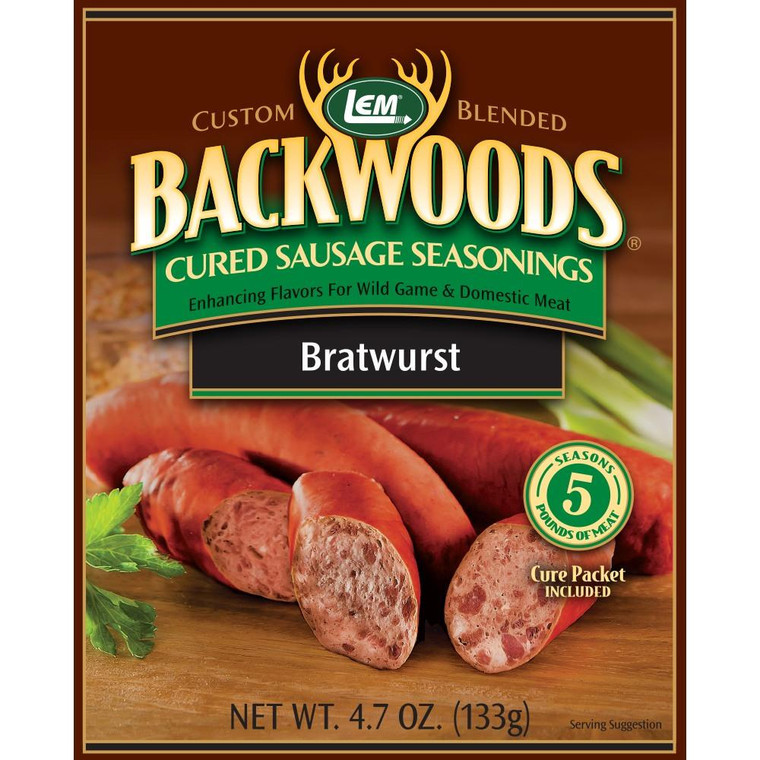 Lem Backwoods® Bratwurst Cured Sausage Seasoning - 734494092752
