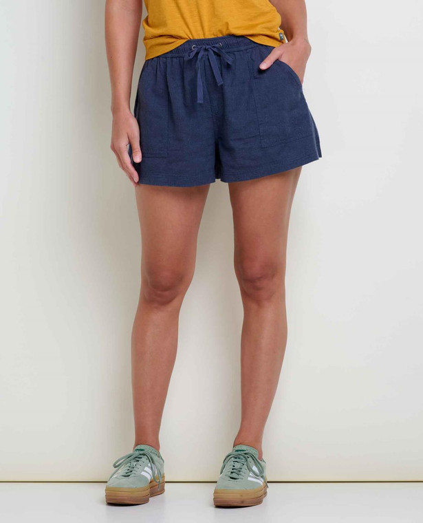Toad & Co. Taj Hemp Pull-on Short - True Navy - 194856228005