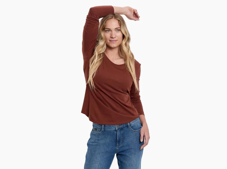 Kuhl Arabella™ Scoop Long Sleeve - Mocha - 193070632797
