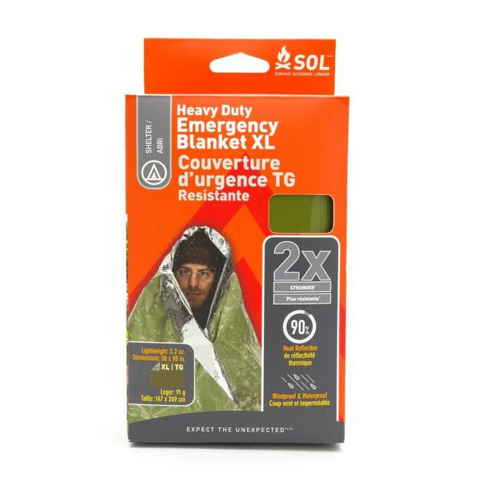 Survive Outdoors Longer (sol) Heavy Duty Emergency Blanket - 707708012259