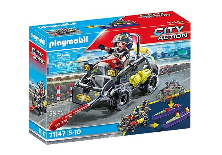 Playmobil Tactical Police: All-Terrain Quad - 4008789711472