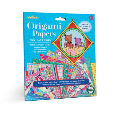Eeboo Fun Patterns Origami Papers - 689196513312