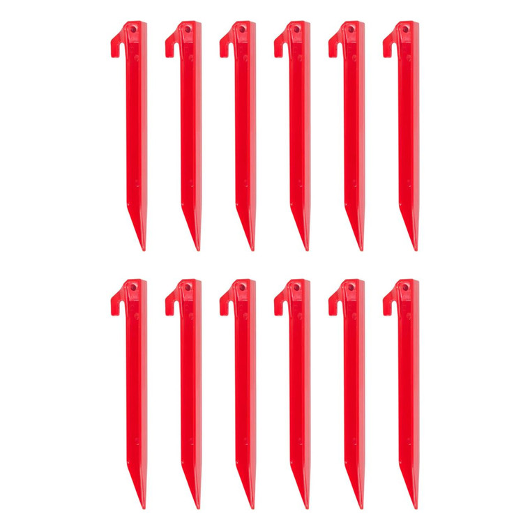 Stansport Individual 9" Plastic Tent Stakes - 011319643314 Stansport Individual 9" Plastic Tent Stakes - 011319643314