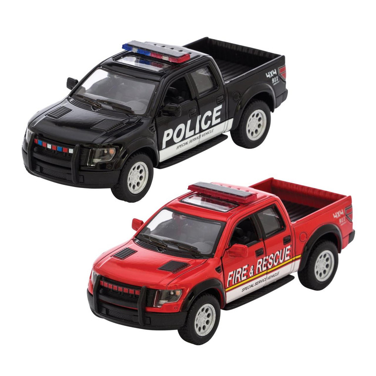 Schylling Diecast Raptor Fire-Police Rescue - 019649224357 Schylling Diecast Raptor Fire-Police Rescue - 019649224357