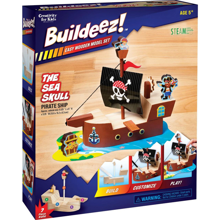 Faber Castell Buildeez!™ Pirate Ship - The Sea Skull - 092633320815