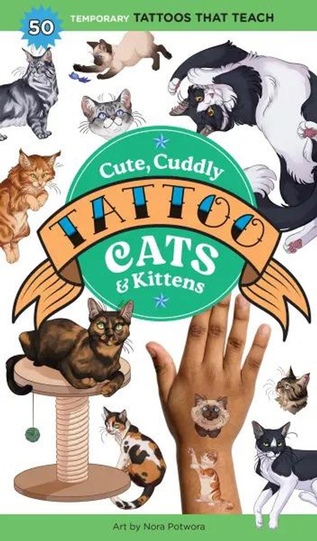 Workman Publishing Cute, Cuddly Tattoo Cats & Kittens - 9781635867978 Workman Publishing Cute, Cuddly Tattoo Cats & Kittens - 9781635867978
