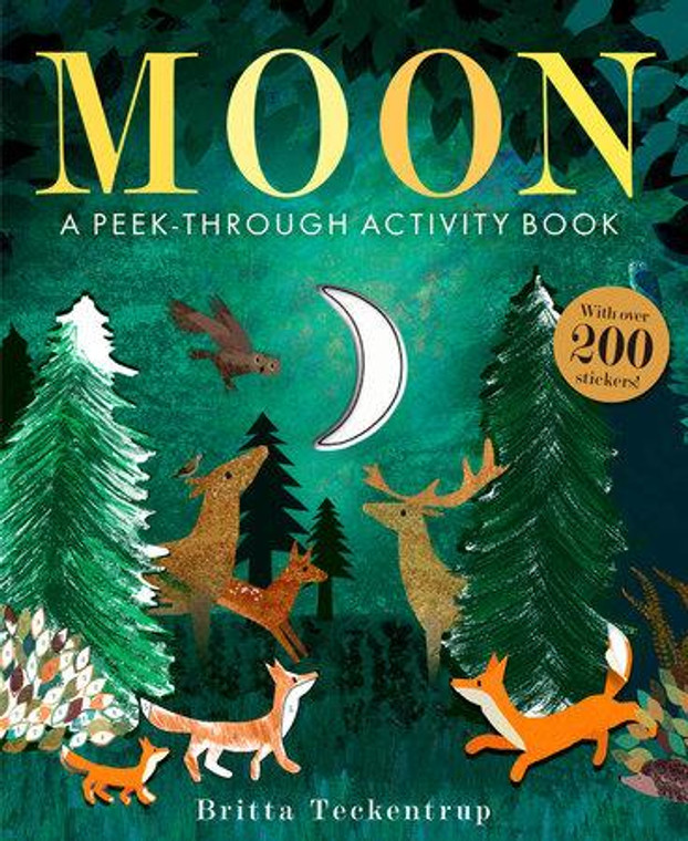 Random House Books Moon: A Peek-Through Activity Book: With over 200 stickers - 9780593518304 Random House Books Moon: A Peek-Through Activity Book: With over 200 stickers - 9780593518304