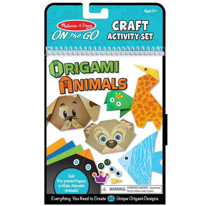 Mellissa & Doug On the Go Origami Animals Craft Activity Set - 000772094429