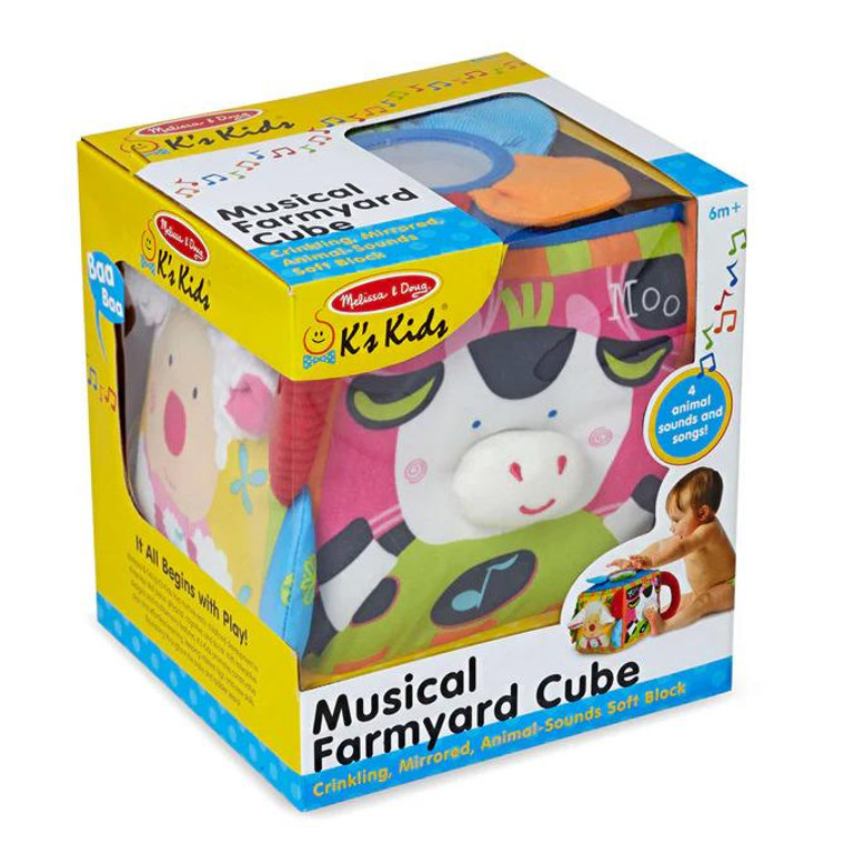 Mellissa & Doug K’s Kids Musical Farmyard Cube Learning Toy - 000772091770 Mellissa & Doug K’s Kids Musical Farmyard Cube Learning Toy - 000772091770