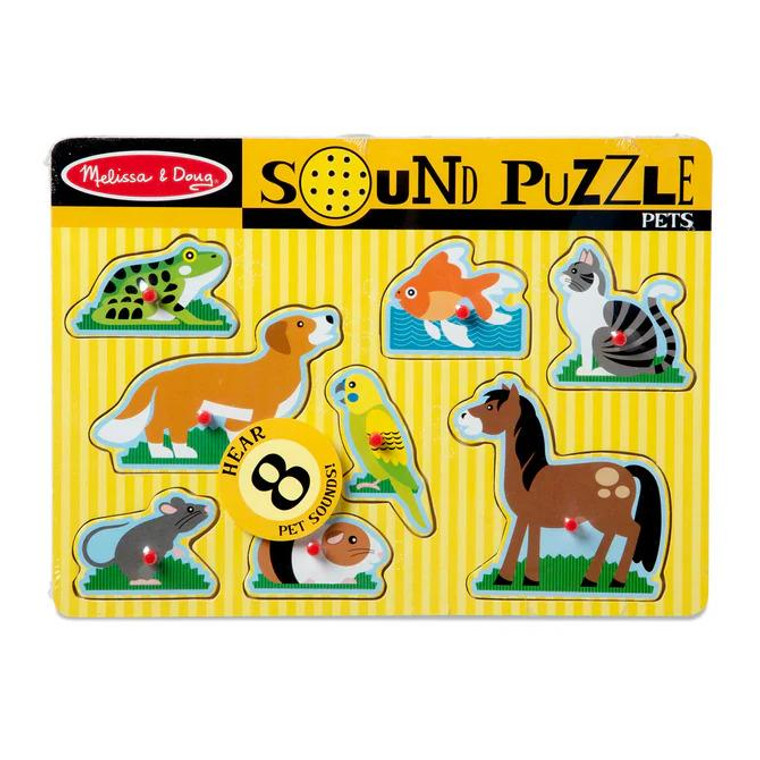 Mellissa & Doug Pets Sound Puzzle - 8 Pieces - 000772007306 Mellissa & Doug Pets Sound Puzzle - 8 Pieces - 000772007306