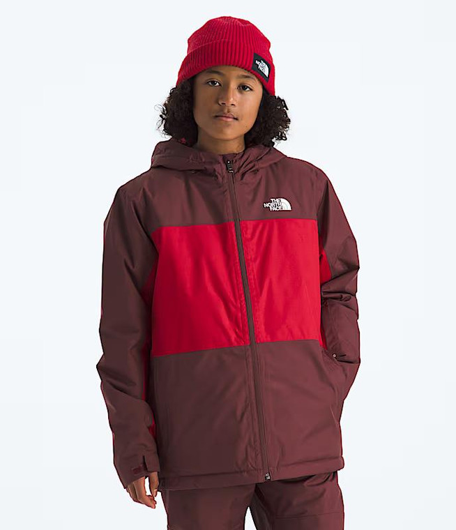 The North Face Boys’ Freedom Insulated Jacket- Sumac/TNF Red - 197804052035 The North Face Boys’ Freedom Insulated Jacket- Sumac/TNF Red - 197804052035