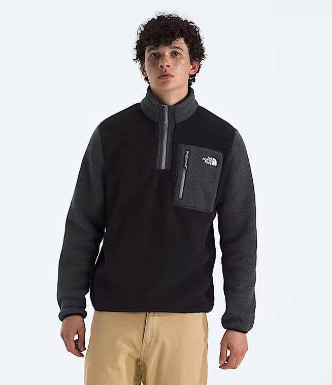 The North Face Men’s Yumiori ¼-Zip - TNF Black/Asphalt Grey/Monument Grey - 197804084555