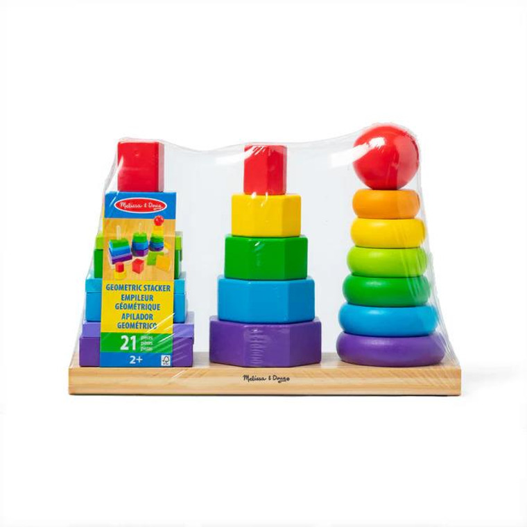 Mellissa & Doug Geometric Stacker - 000772005678 Mellissa & Doug Geometric Stacker - 000772005678