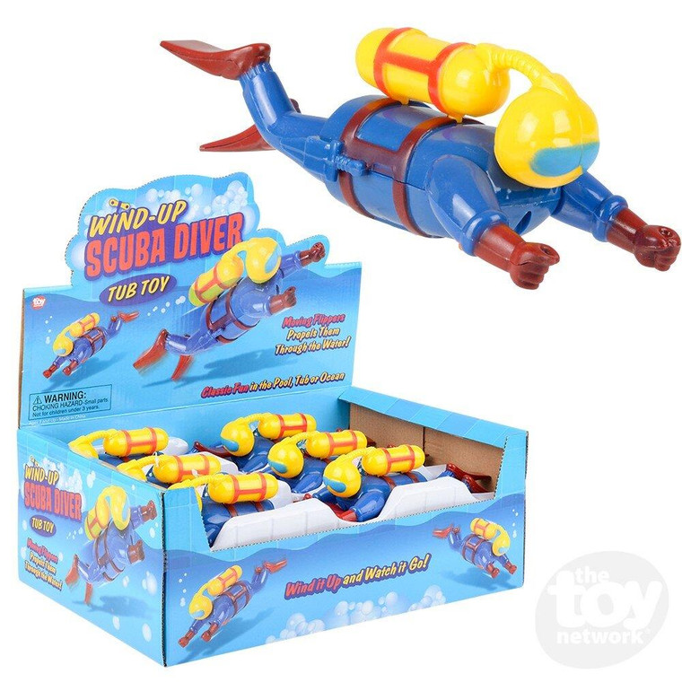 Toy Network 7.5" Wind Up Diver - 097138927361