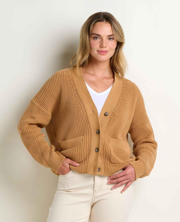 Toad & Co. Bianca Shaker Cardigan - Camel - 194856253939