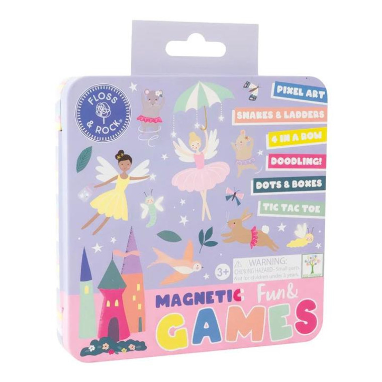 Floss & Rock Enchanted Magnetic Games Tin 6-in-1 - 5055166361903